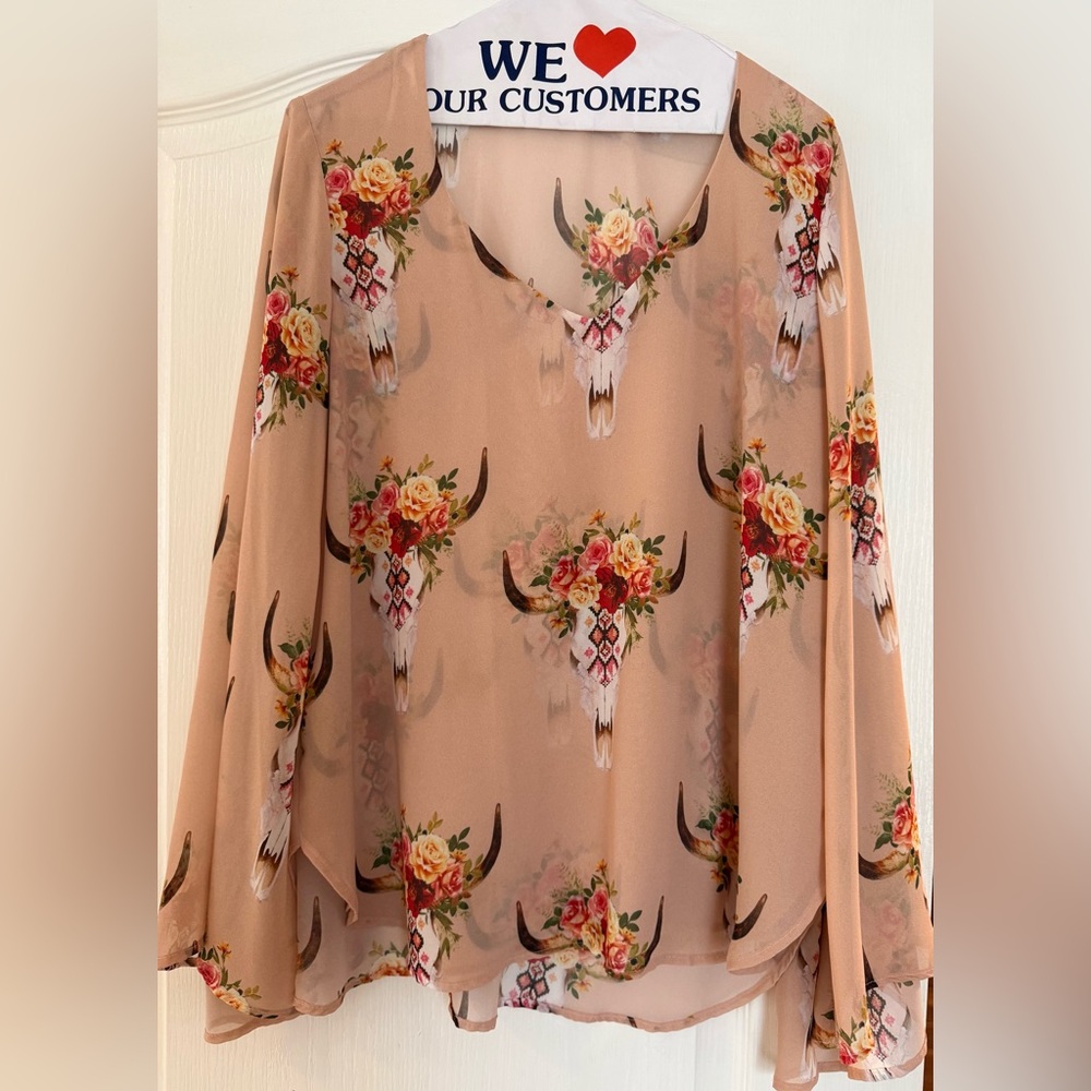 Show Me Your Mumu Floral Top Sz small euc